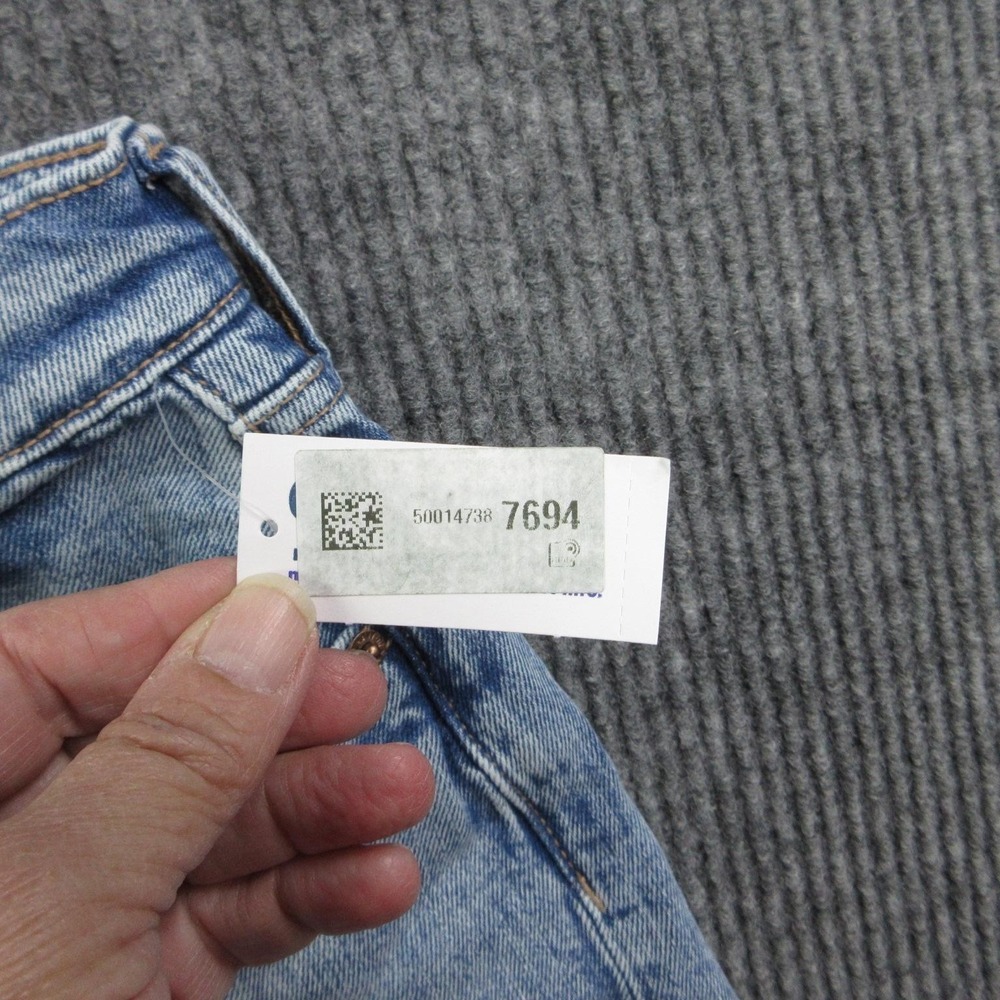 Old Navy Jeans Womens 2 Petite Blue Baggy Wide-Leg High Rise Denim 28x28.5* NWT - Picture 9 of 16